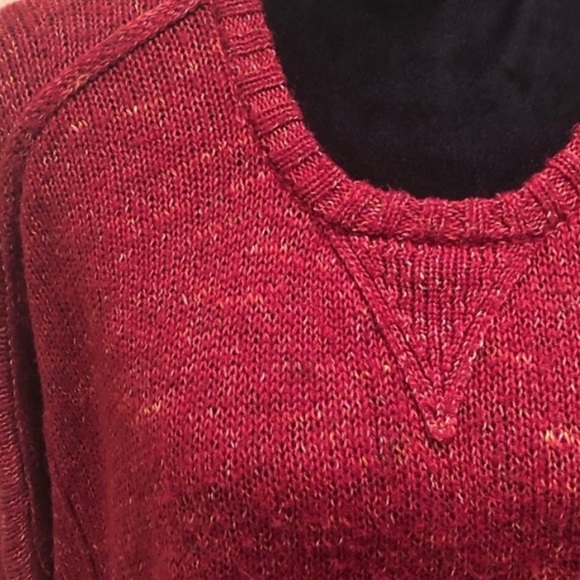 Kersh pullover knit wine colour long sleeve sweater cozy cold wear size medium - Picture 2 of 7